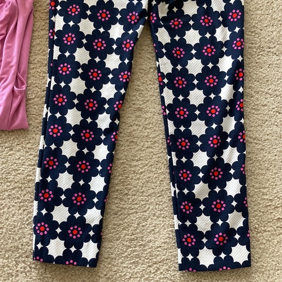 Trina Turk Geo Floral Print Ankle Pants - Picture 7 of 7